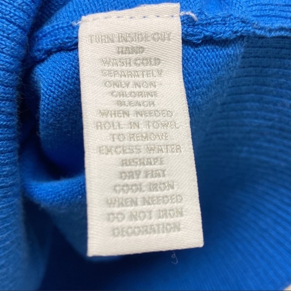 CHARTER CLUB Summer Splash Cardigan 3D Floral Appliqué in Blue Bell‎ Women’s 3X - Picture 7 of 8